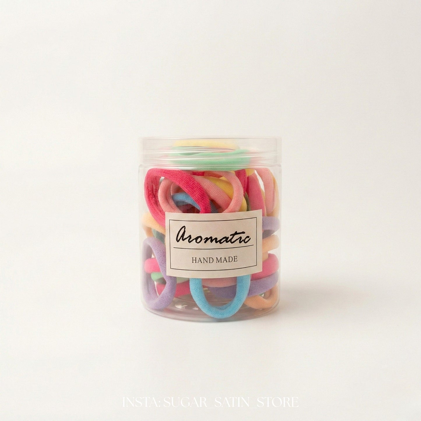 علبة توك شعر | Multi-color Hair Ties Box