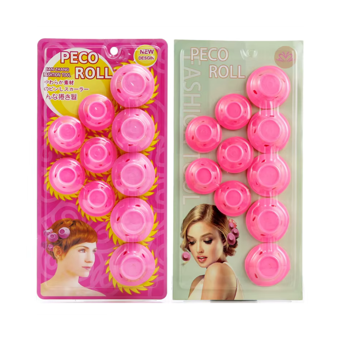 طقم بكرات كيرلي 10 قطع | Curly Hair Rollers Set (10 pcs)