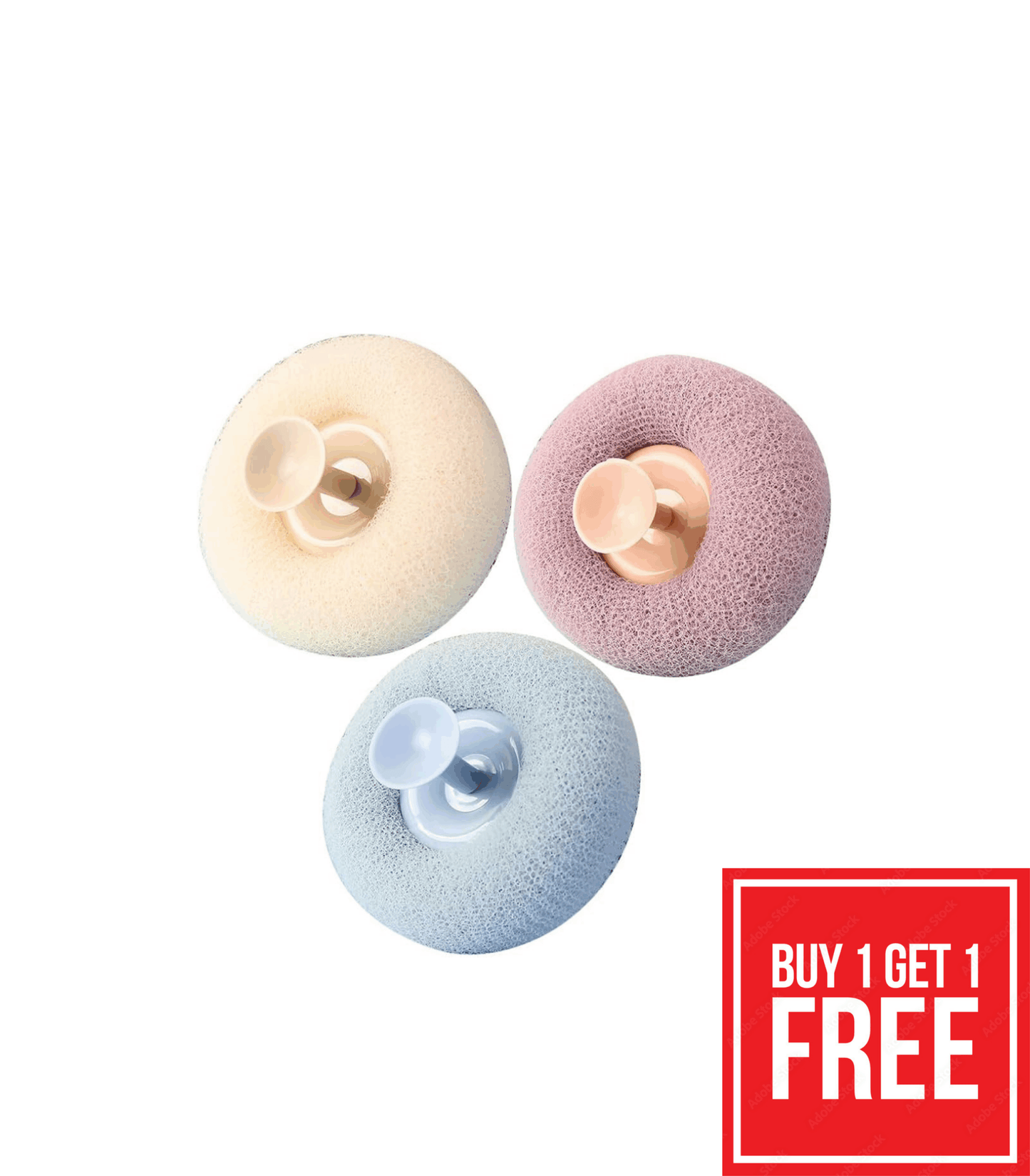 اسفنجة استحمام بتعليقة للحائط | Shower Sponge with Wall Hanger