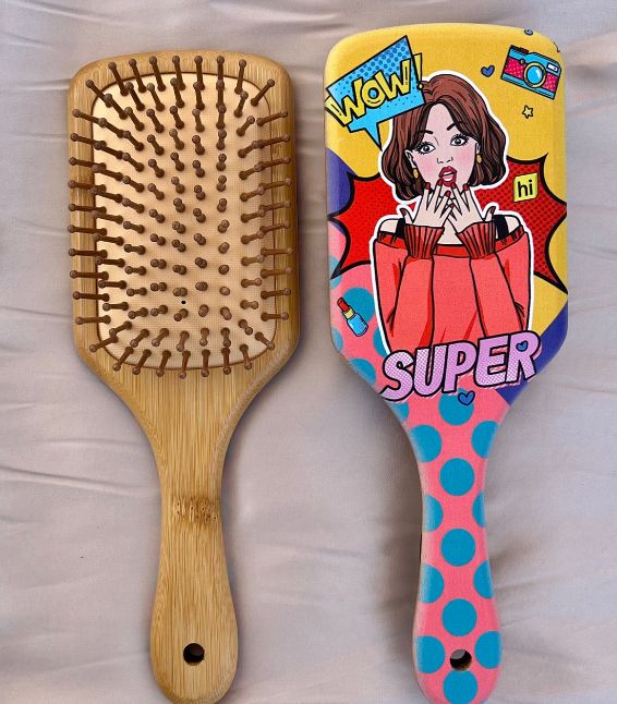 فرشة شعر خشب طبيعي | Natural Wooden Hair Brush