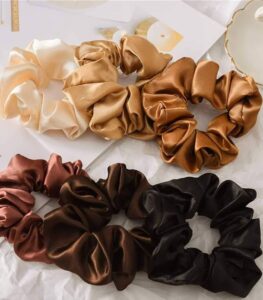سكرانشي من الستان الحرير التركي | Satin Hair Scrunchie