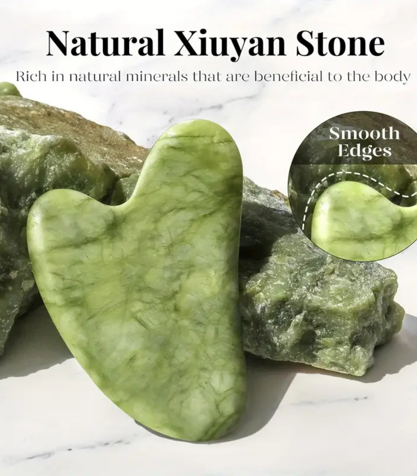 مساج وجه بحجر الجواشا | Gua Sha Face Massage