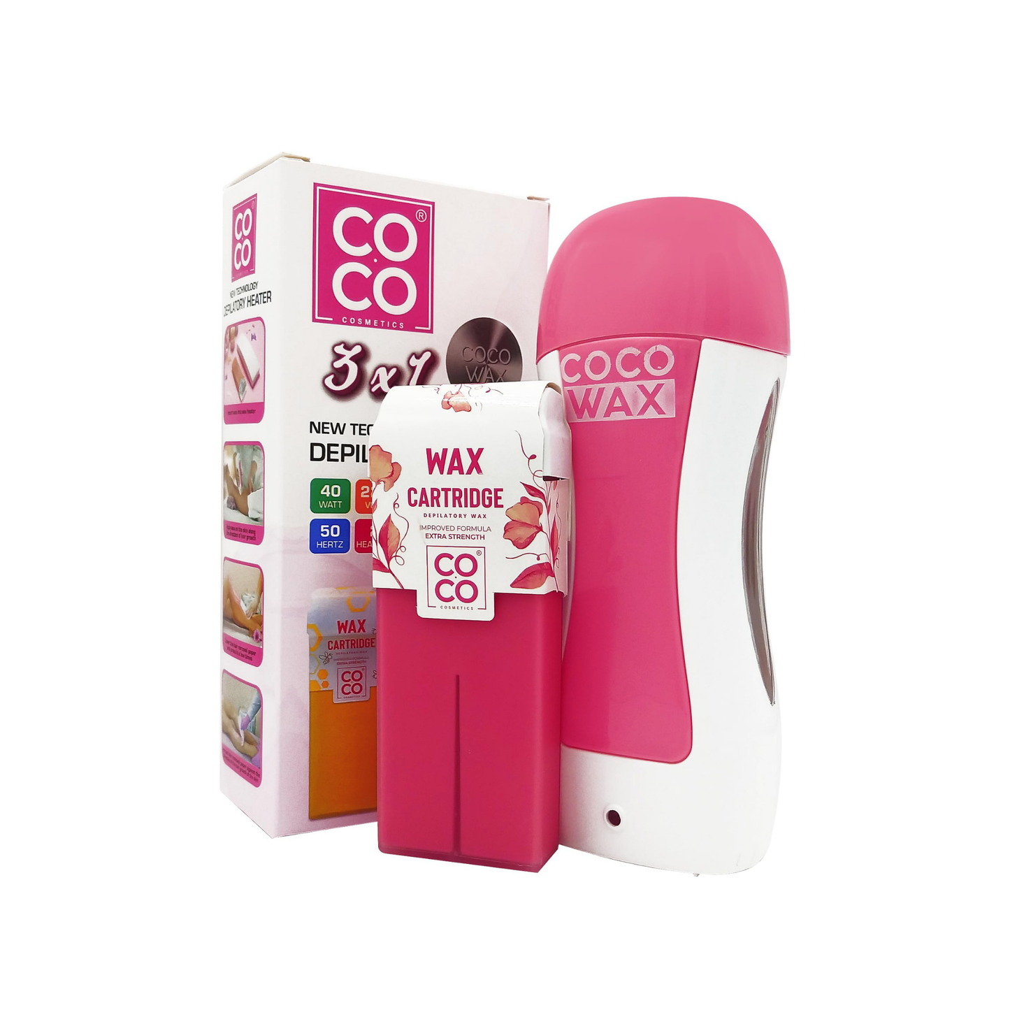 جهاز تسخين شمع كوكو 3×1 | Coco Wax 3x1 Roll Warmer