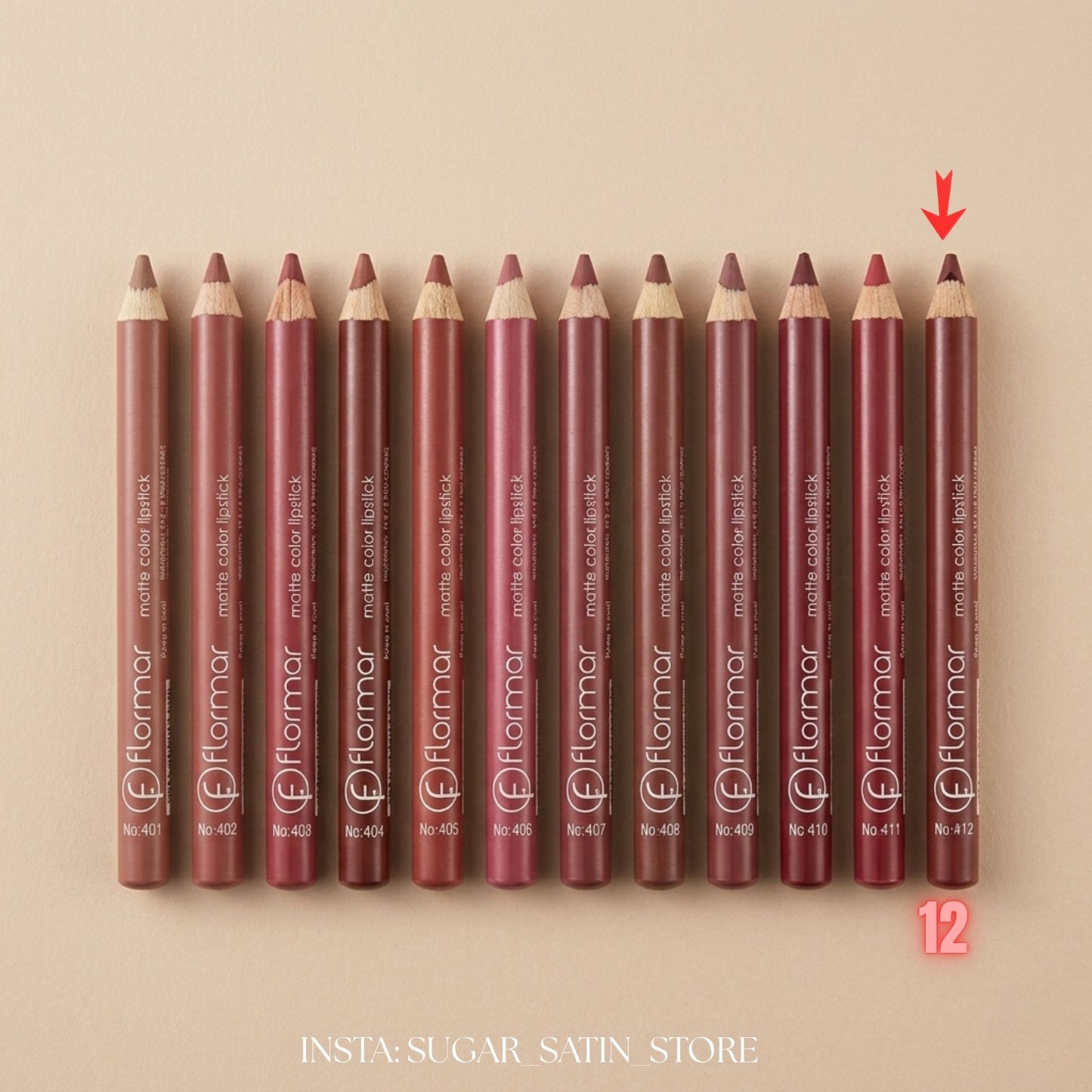 قلم روج خشب فلورمار – Flormar Lip Linear – Mirror Original