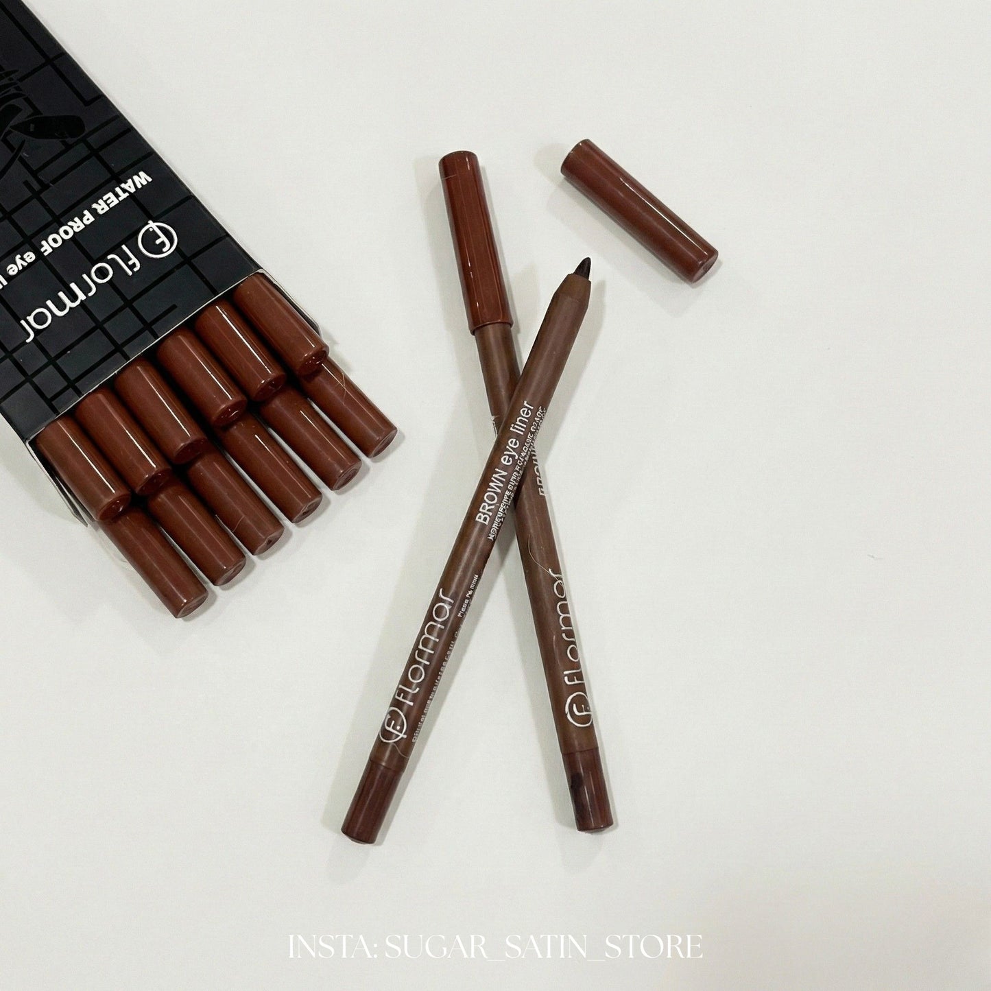 قلم كحل فلورمار – بني - قطعة واحدة | Flormar Eyeliner Brown