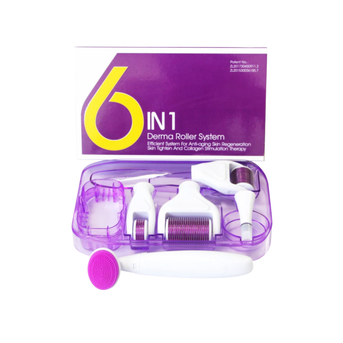 درما رولر 6 في 1 لتحفيز نمو الشعر | Derma Roller Hair Growth Kit