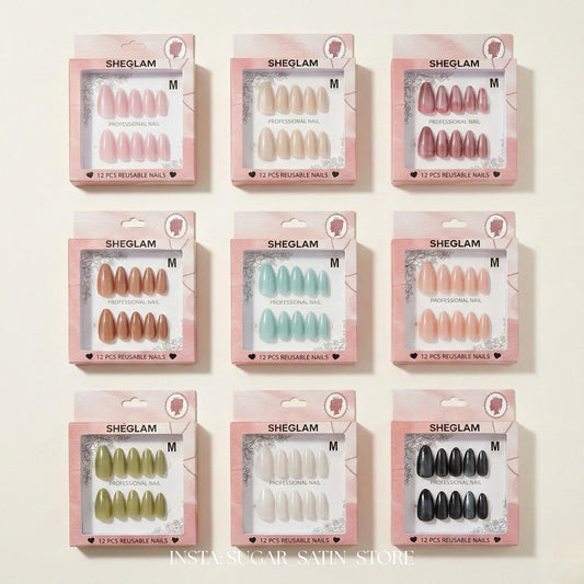 Nails SHEIN – أظافر شي ان - خصم 70 % - لون عشوائي