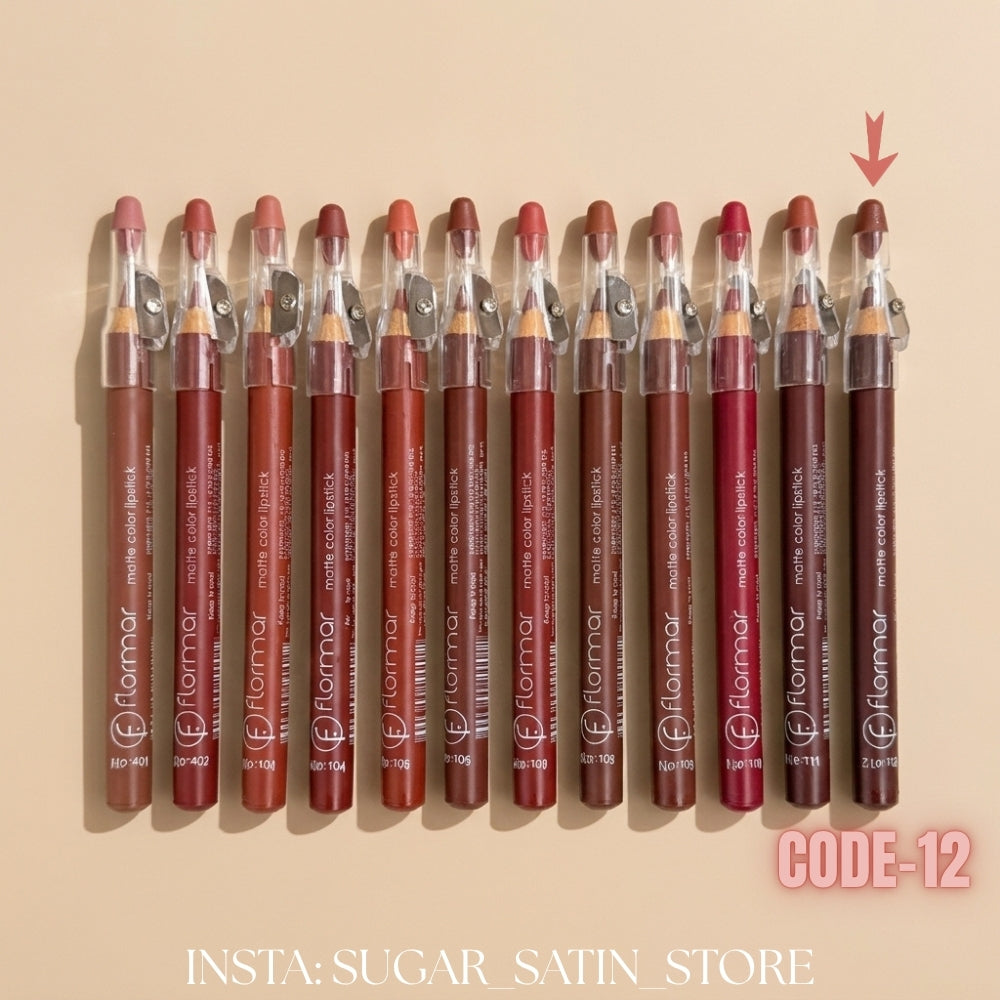 قلم روج خشب فلورمار – Flormar Lip Linear – Mirror Original