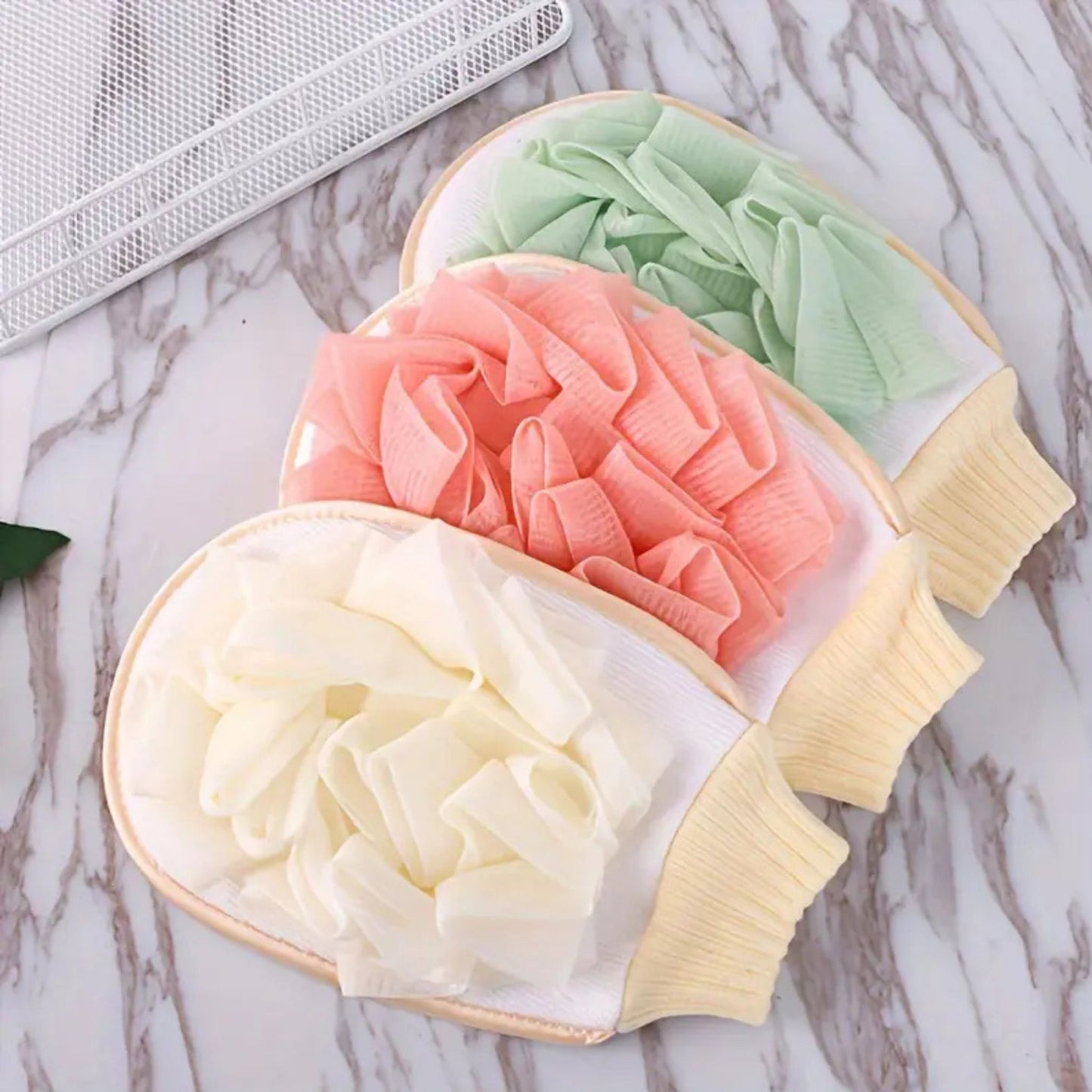 ليفة كوري وجهين | Korean Dual Bath Mitt no.2