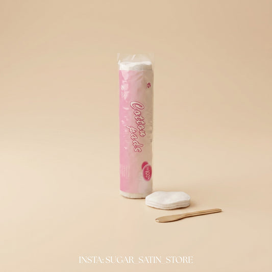 شرائح قطن دائرية لمستحضرات التجميل – 100 قطعة | Cotton Pads for Makeup
