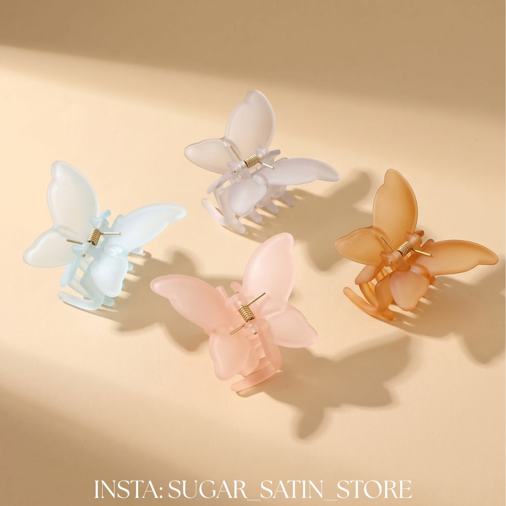 مشبك أكريليك فراشة | Acrylic Butterfly Hair Clip