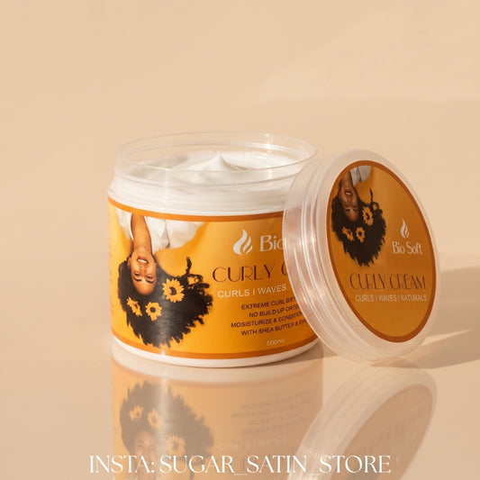 Bio Soft Curly Cream – كريم كيرلي للشعر الكيرلي والويفي 500 مل