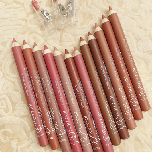 علبة 12 قلم روج خشب فلورمار – Flormar Lip Linear – 12 Pieces [High Copy Quality]