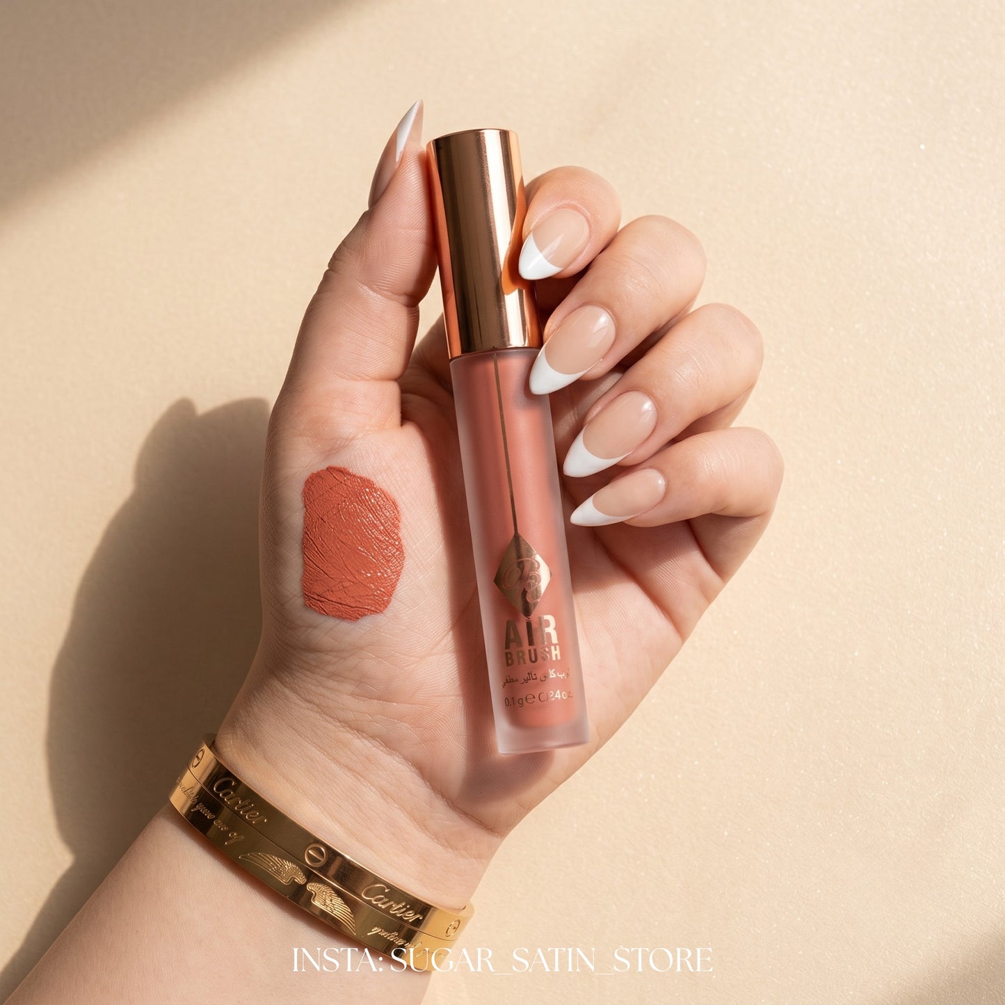 روز بيري اير براش ليب جلوس مات - Rose Berry Air Brush Lip Gloss Matte - [Original Product 100%]