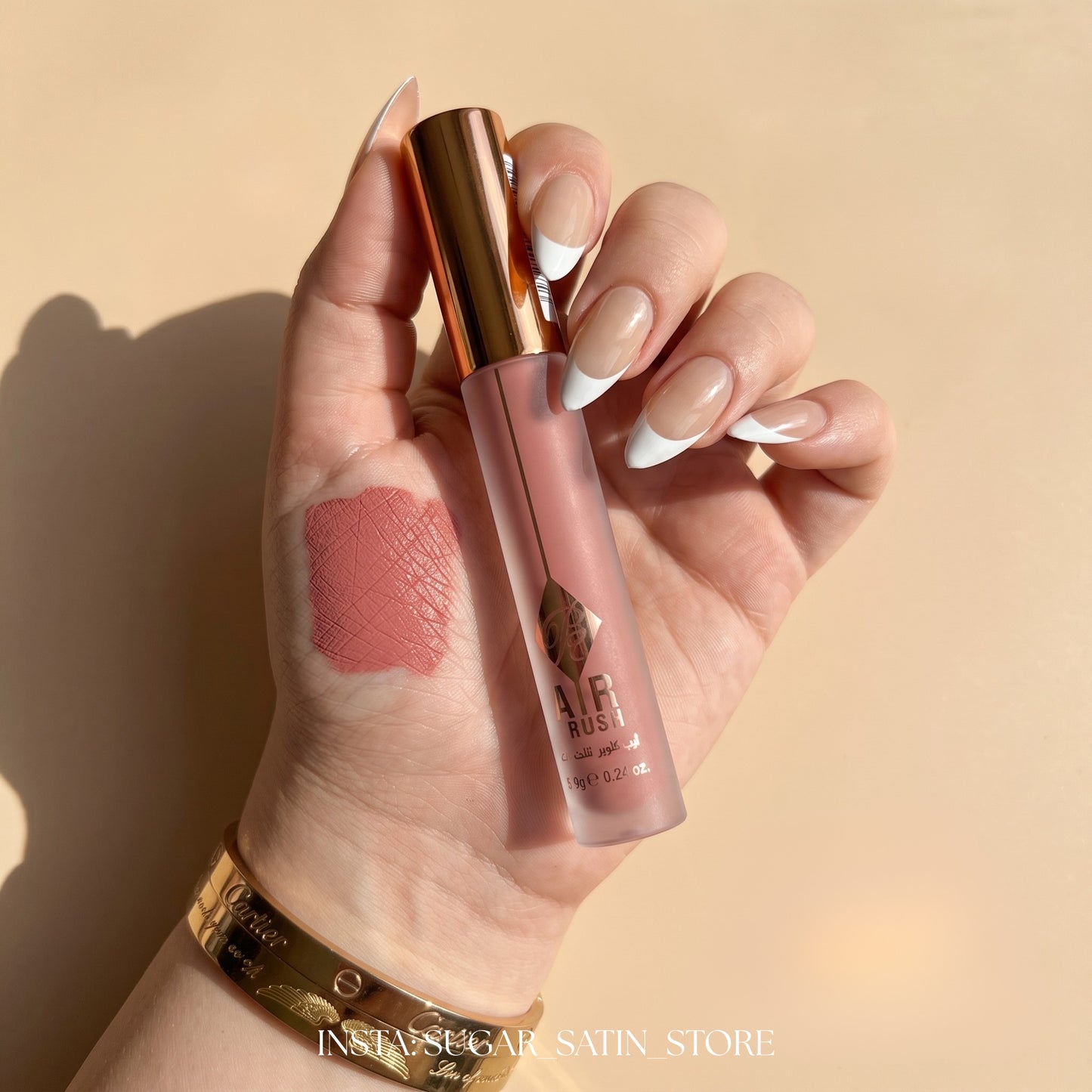 روز بيري اير براش ليب جلوس مات - Rose Berry Air Brush Lip Gloss Matte - [Original Product 100%]