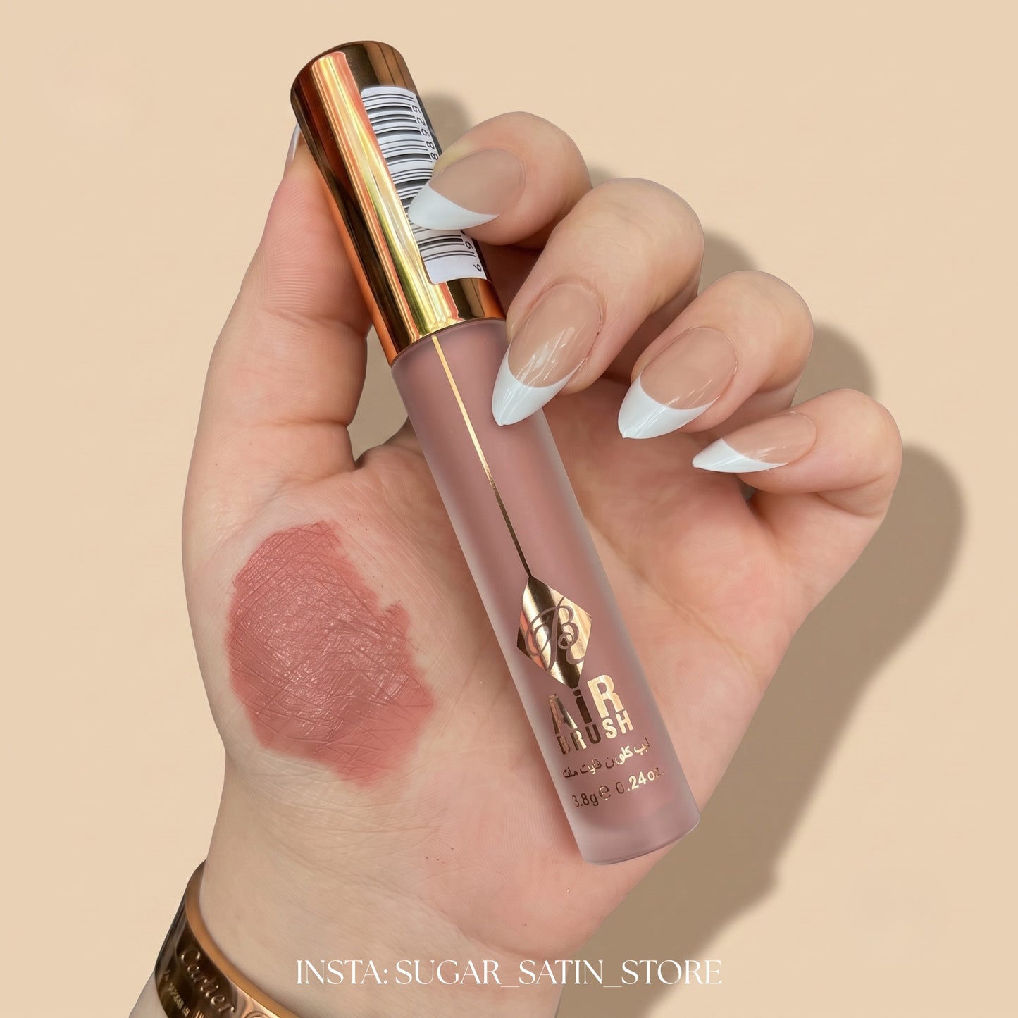 روز بيري اير براش ليب جلوس مات - Rose Berry Air Brush Lip Gloss Matte - [Original Product 100%]