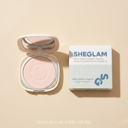 بودرة شيجلام مضغوطة| Sheglam Matte Finish Compact Powder - Mirror Original