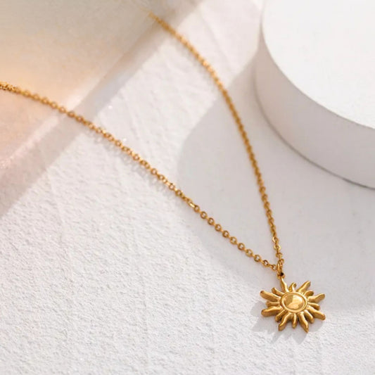 Sun Necklace - Stainless Steel