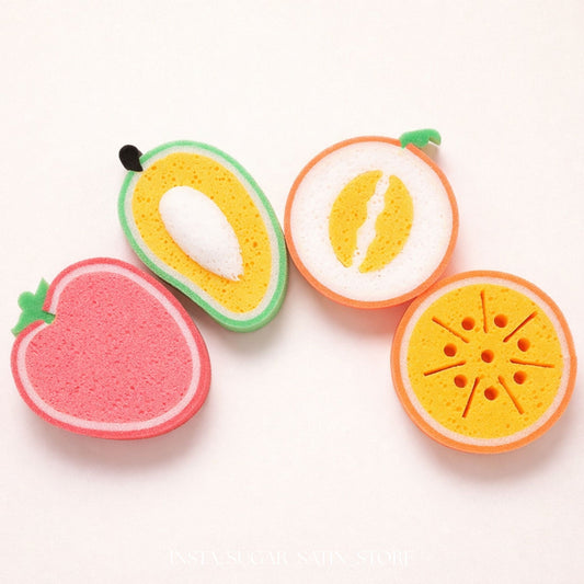 اسفنجة استحمام فواكه | Fruit Bath Sponge