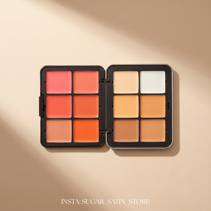 لارين بلاشر كريمي وكونتور 12 لون - Lareen Concealer & Blusher Cream [Original Product 100%]
