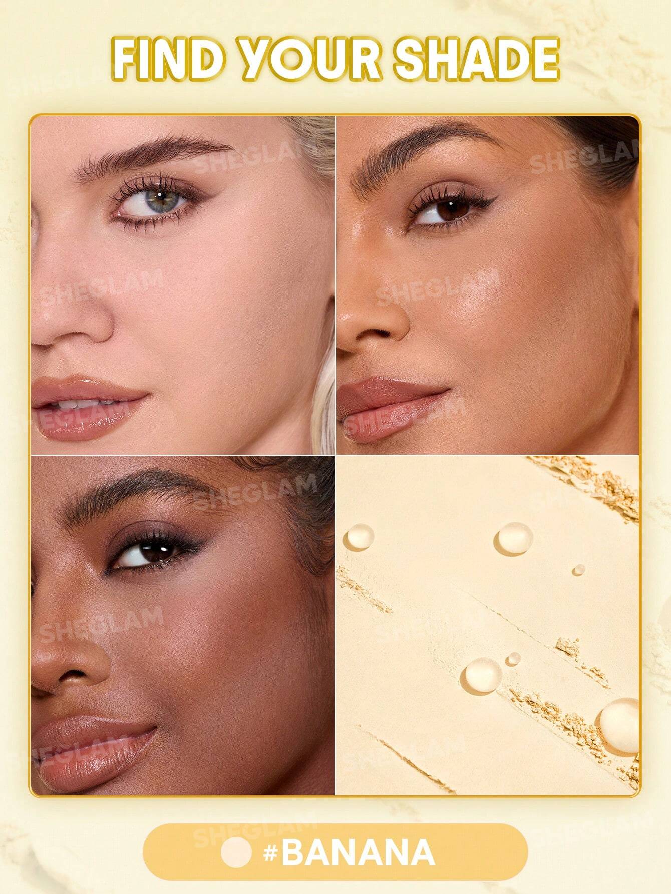 بودرة تثبيت المكياج انستا ريدي للوجه وتحت العين من شيجلام| Sheglam Insta-Ready Ultra-Fine Blur & Lift Setting Powder Duo - [Original Product 100%]