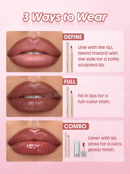ليب لاينر شيجلام ترو ستين سائل |sheglam True Stain Liquid Lip Liner - [Original Product 100%]