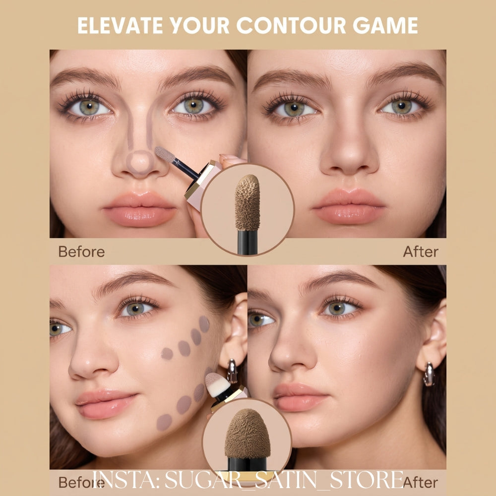 كونتور سائل صن سكلبت من شيجلام|SHEGLAM Precision Sculpt Liquid Contour Duo-Clay - [Original Product 100%]