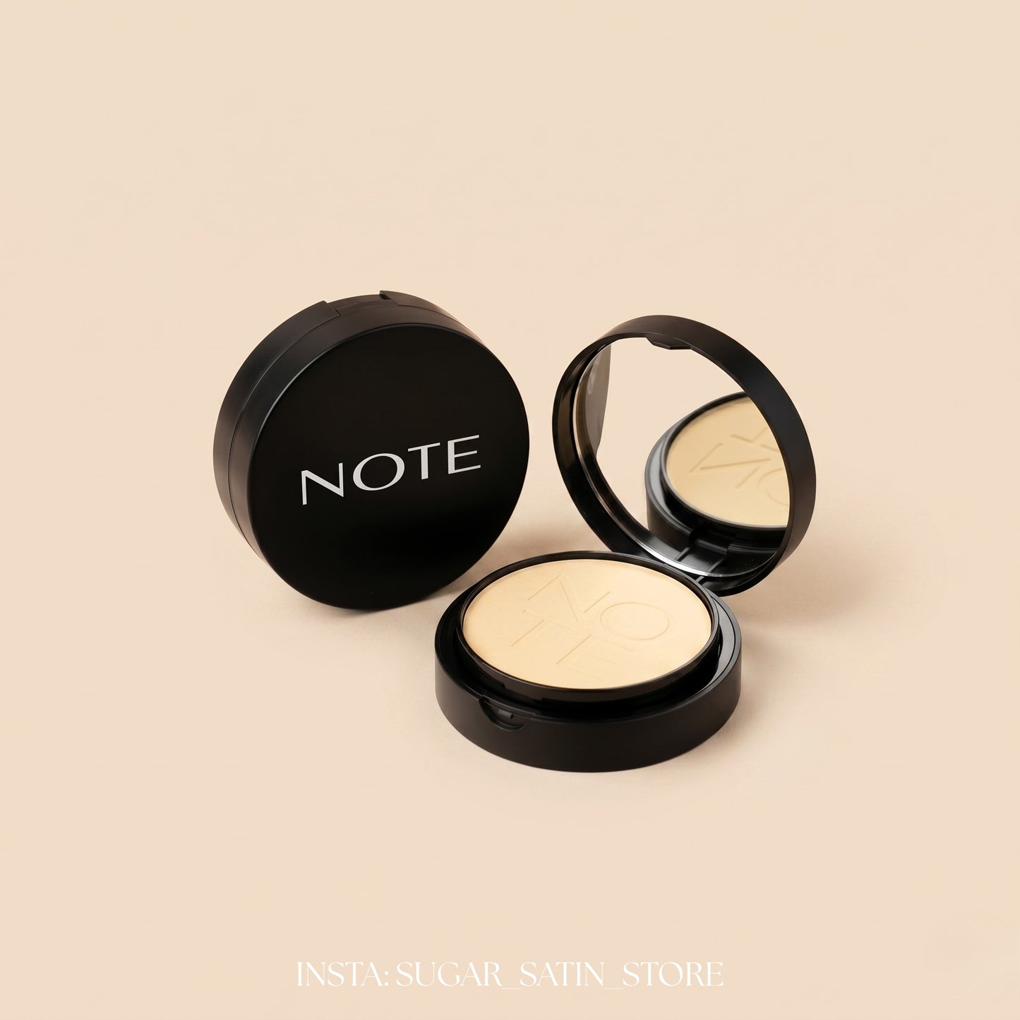 نوت كوزميتكس باليت مكياج بودرة مضغوطة للنساء من نوت كوزميتكس |Note Cosmetique Luminous Silk Compact Powder - [Original Product 100%]