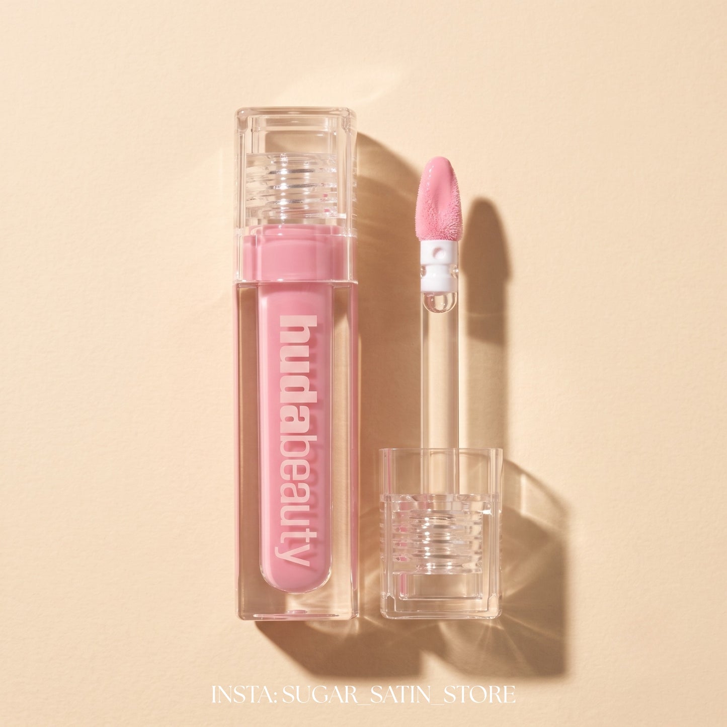 هدى بيوتي ملمع شفاه فو فيلر إكسترا شاين | Huda Beauty Faux Filler Extra Shine Lip Gloss 3.9 ml - Mirror Original
