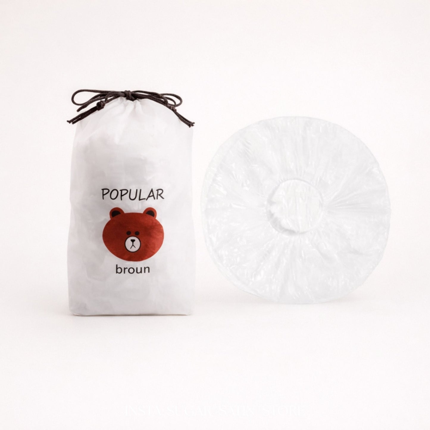 شاور كاب بلاستيك 100 قطعة | Shower Cap 100 Pieces