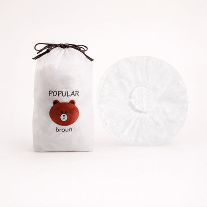 شاور كاب بلاستيك 100 قطعة | Shower Cap 100 Pieces