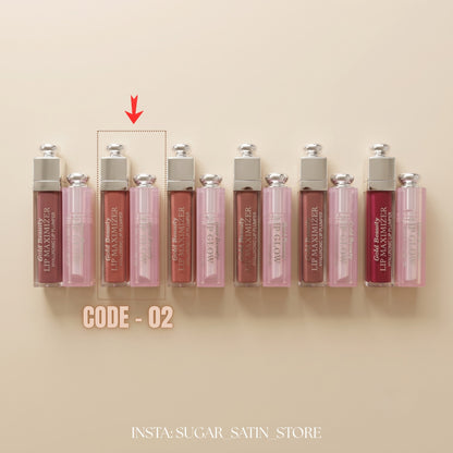 ليب جلوس بلامبر جولد بيوتي+ ليب بالم جولد بيوتي - بديل ديور | Gold Beauty Lip Goss Plumper + Lip Balm- [Original Product 100%]