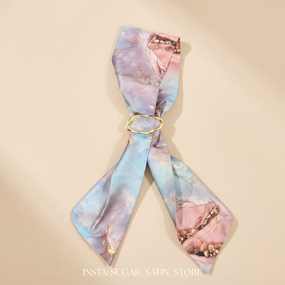 Polka Dot Chiffon Pin Up Girl HeadTie Scarf Headband