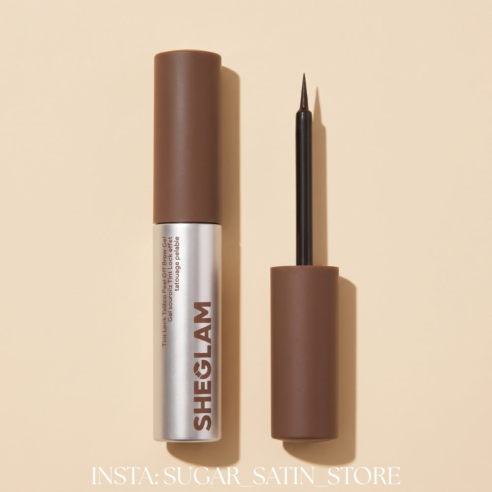 جل تاتو للحواجب من شيجلام | Sheglam Tint Lock Tattoo Peel Off Brow Gel-Chocolate - [Original Product 100%]