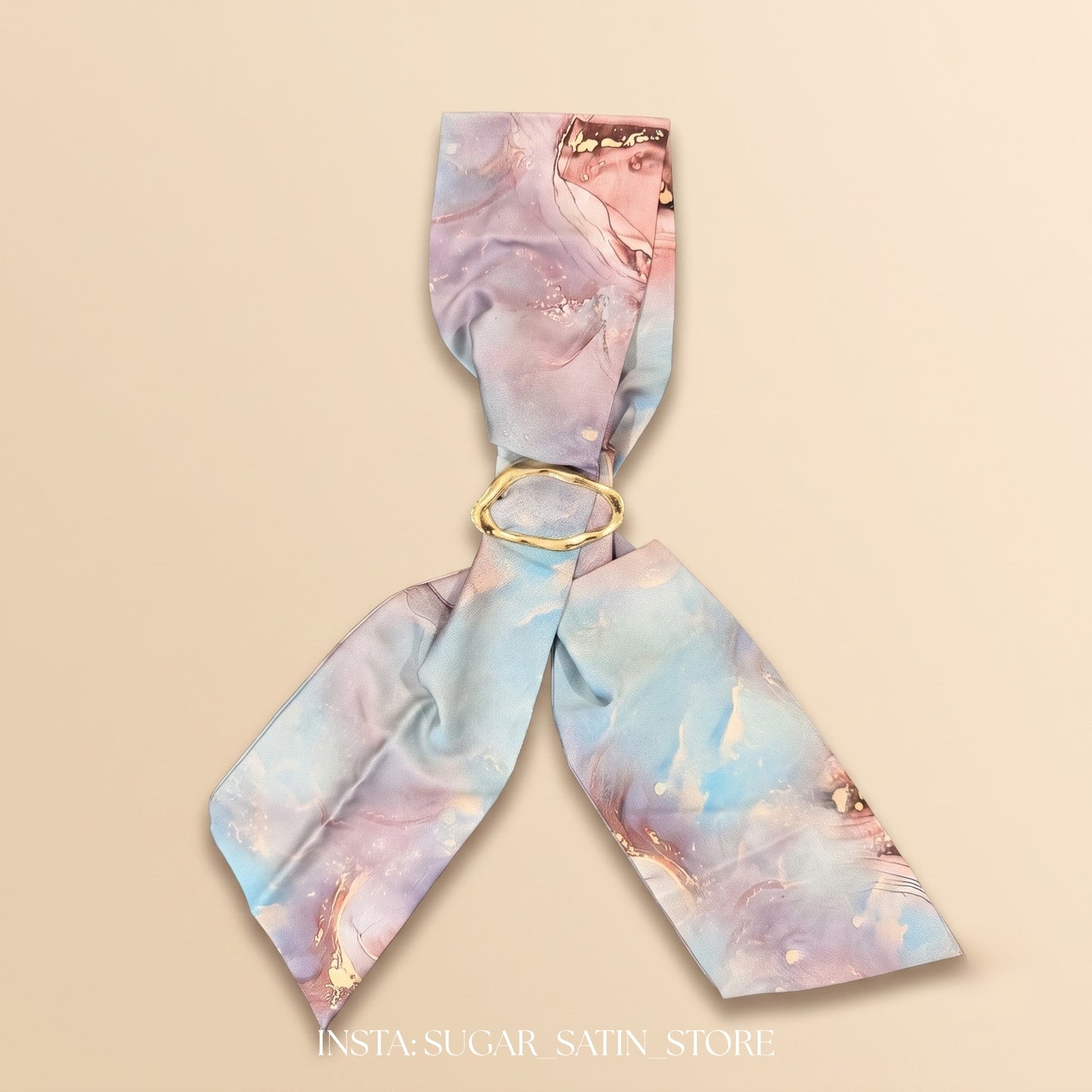 Polka Dot Chiffon Pin Up Girl HeadTie Scarf Headband