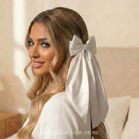 فيونكة حرير كبيرة | Large Silk Bow