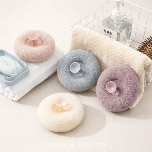 اسفنجة استحمام بتعليقة للحائط | Shower Sponge with Wall Hanger