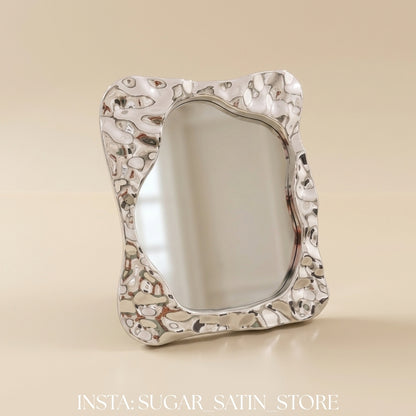 مراية تسريحة أنيقة كبيرة مزودة بستاند خلفي | Large Elegant Dressing Mirror with Stand