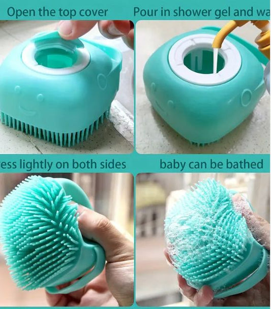 فرشة استحمام بيد متحركة | Rotating Bath Brush