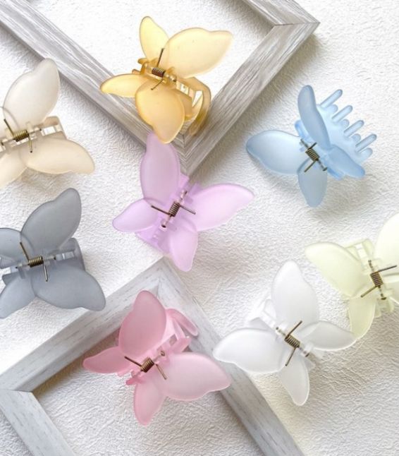مشبك أكريليك فراشة | Acrylic Butterfly Hair Clip