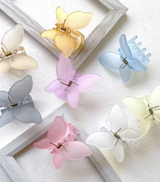 مشبك أكريليك فراشة | Acrylic Butterfly Hair Clip