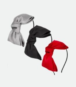 طوق شعر ستان توكة | Satin Hair Headband with Clip