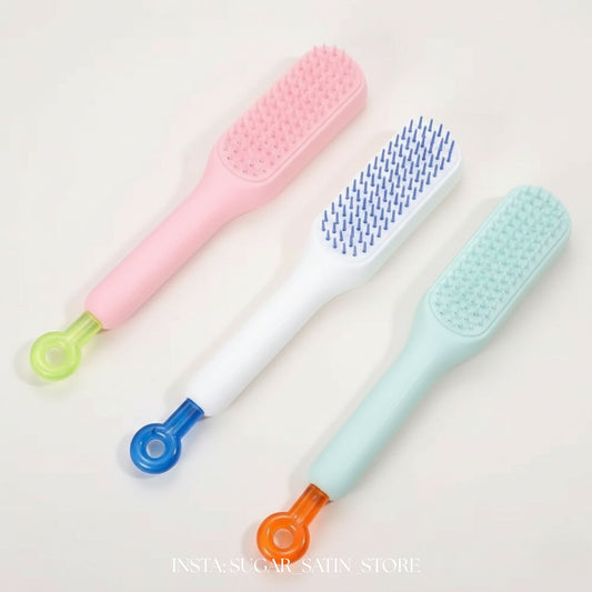 فرشاة شعر ذاتية التنظيف | Self-cleaning Hair Brush