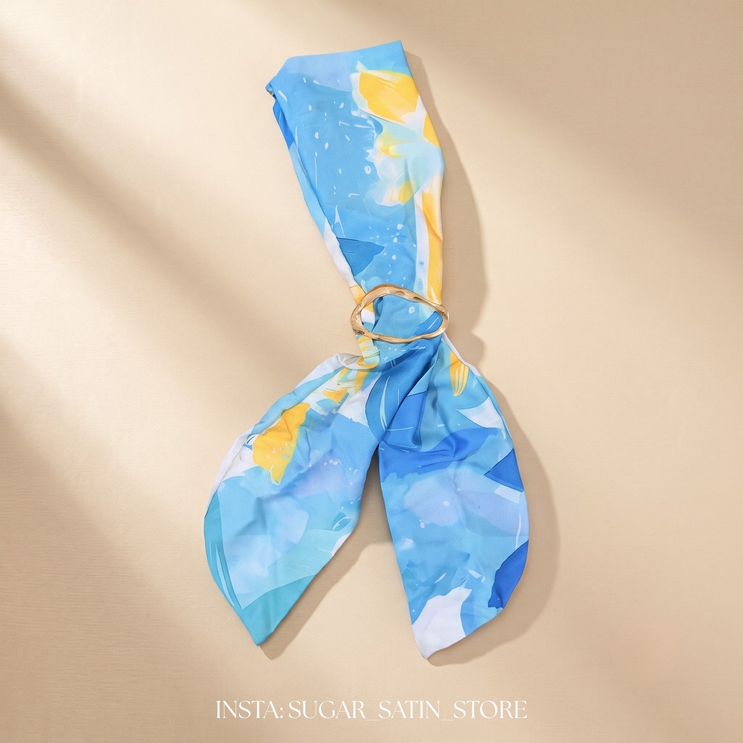 Polka Dot Chiffon Pin Up Girl HeadTie Scarf Headband