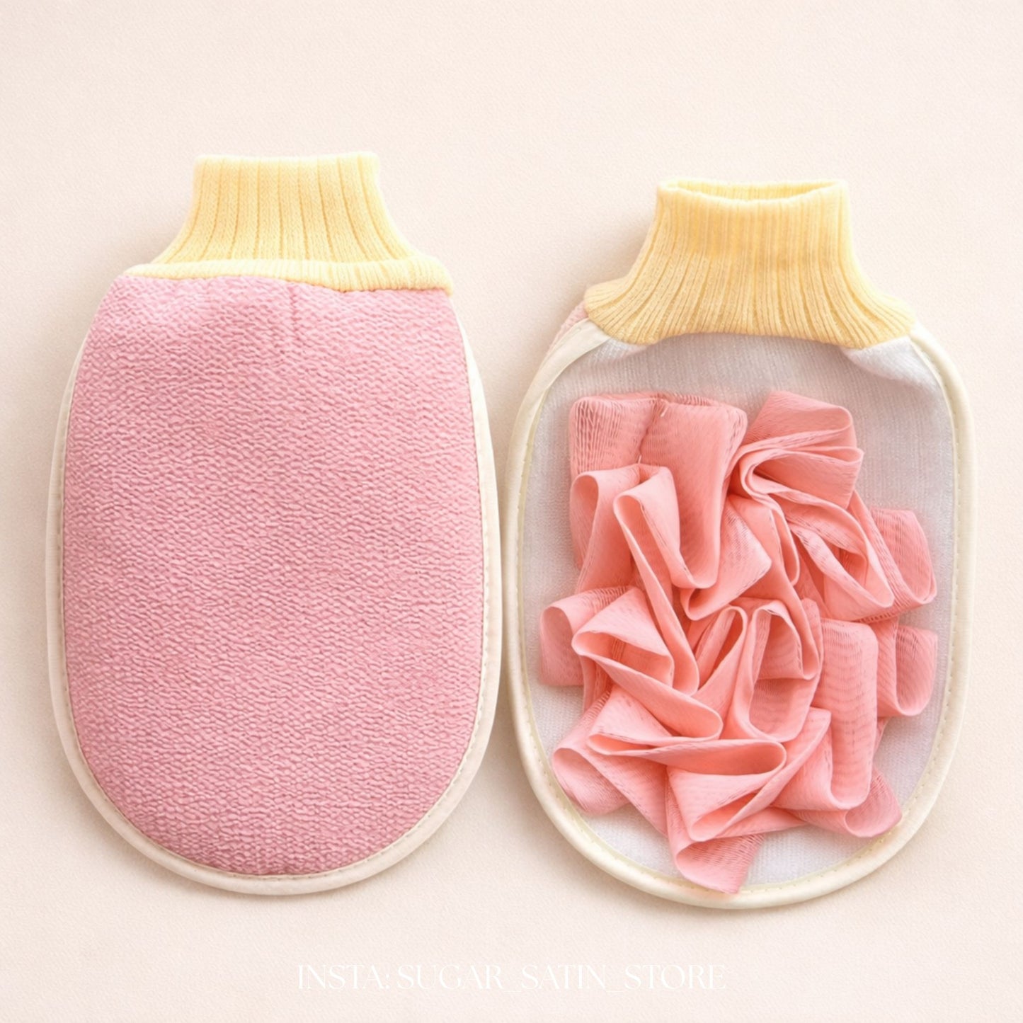 ليفة كوري وجهين | Korean Dual Bath Mitt