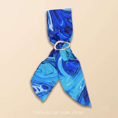 Polka Dot Chiffon Pin Up Girl HeadTie Scarf Headband