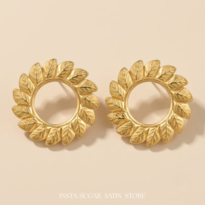 حلقان نسائية مصنوعة من الاستانليس ستيل | Stainless Steel Earrings