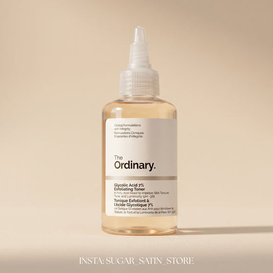 تونر أورديناري مع 7% حمض الجليكوليك محلول تنظيف 240 مل - The Ordinary Glycolic Acid 7% Exfoliating Toner - [Original Product 100%]