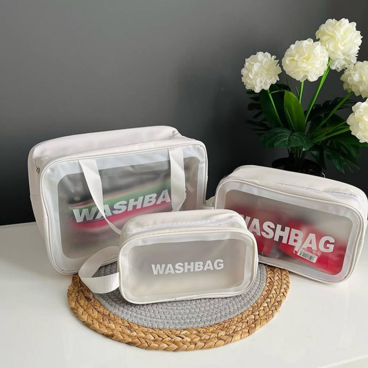 شنطة مكياج مجموعة 3 قطع | Cosmetic Bag Package – 3 Bags