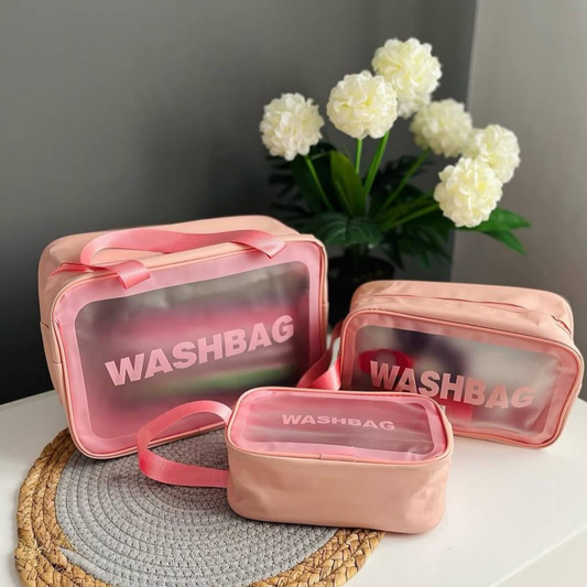 شنطة مكياج مجموعة 3 قطع | Cosmetic Bag Package – 3 Bagss